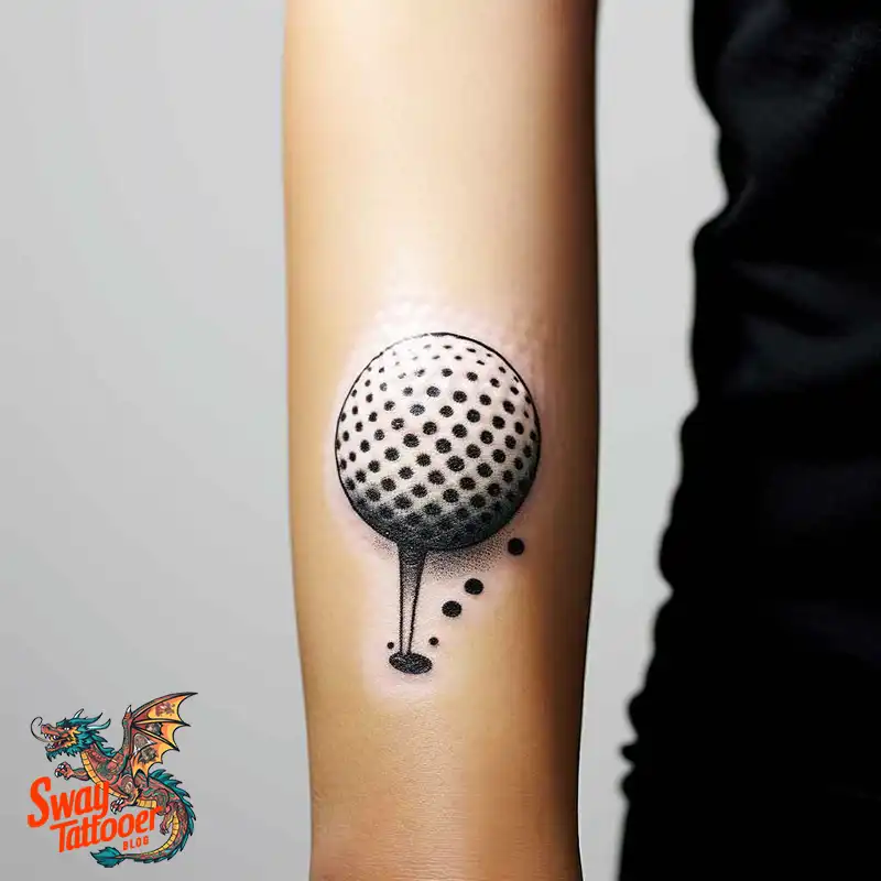 Golf Tattoos: Show Your Passion on the Greens and Your Skin! 38 golf tattoo