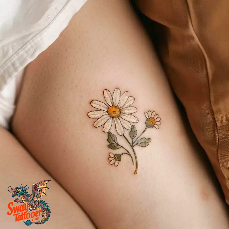 100 Daisy Tattoo Designs: Floral Artistry Ideas 85 daisy flower tattoo