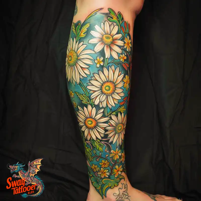 100 Daisy Tattoo Designs: Floral Artistry Ideas 98 daisy flower tattoo