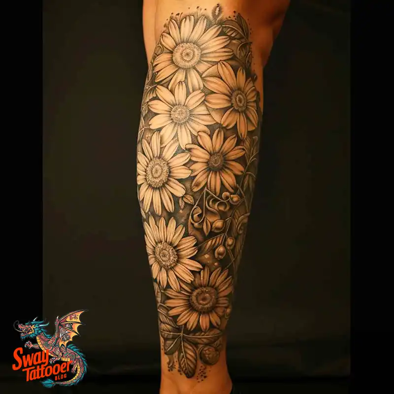 100 Daisy Tattoo Designs: Floral Artistry Ideas 99 daisy flower tattoo
