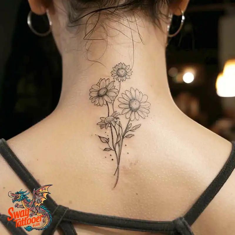 100 Daisy Tattoo Designs: Floral Artistry Ideas 103 daisy flower tattoo