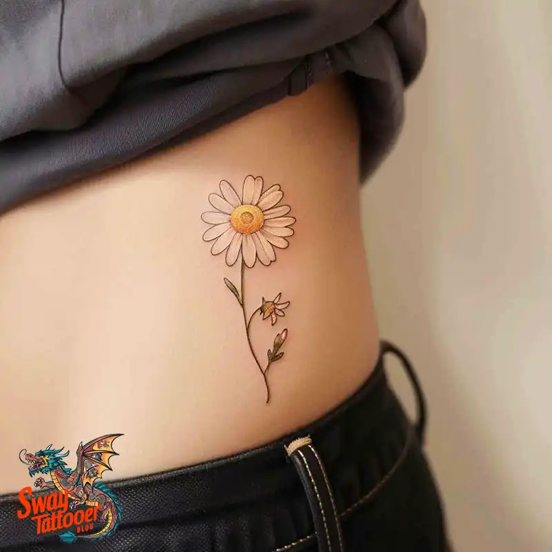 100 Daisy Tattoo Designs: Floral Artistry Ideas 104 daisy flower tattoo