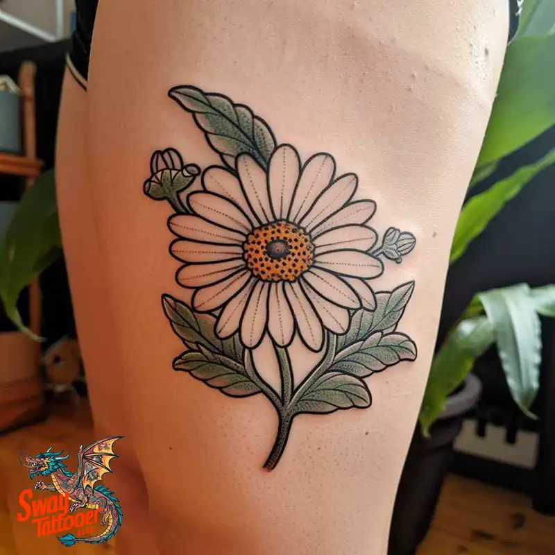 100 Daisy Tattoo Designs: Floral Artistry Ideas 72 daisy flower tattoo