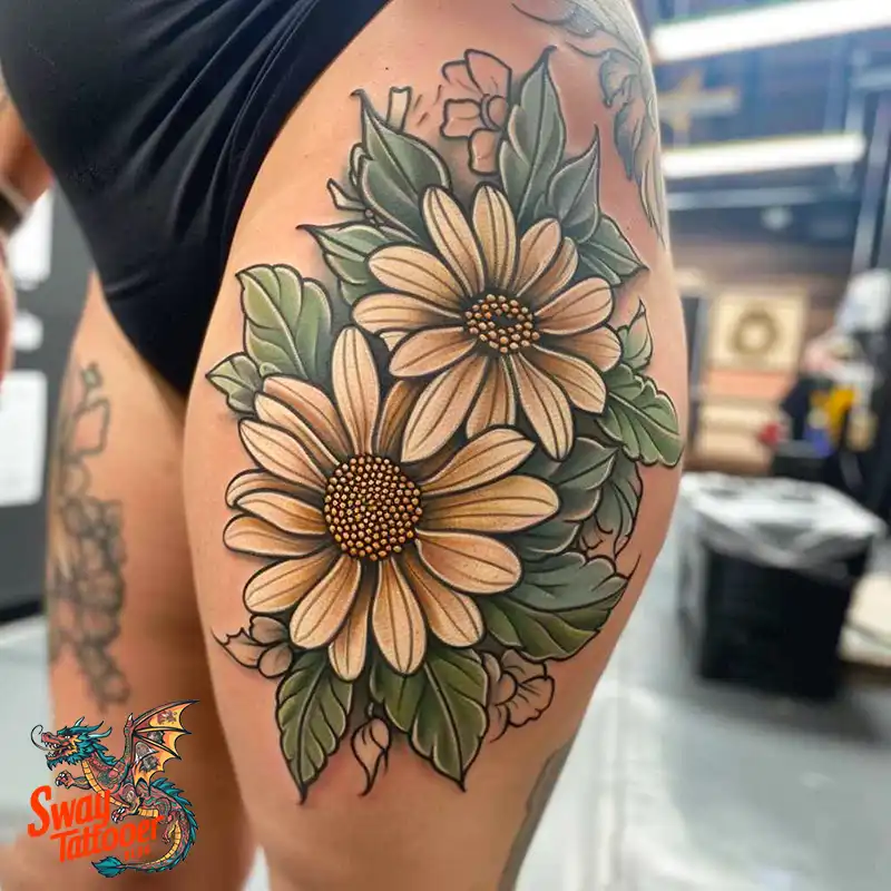 100 Daisy Tattoo Designs: Floral Artistry Ideas 70 daisy flower tattoo