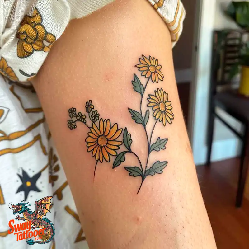 100 Daisy Tattoo Designs: Floral Artistry Ideas 67 daisy flower tattoo