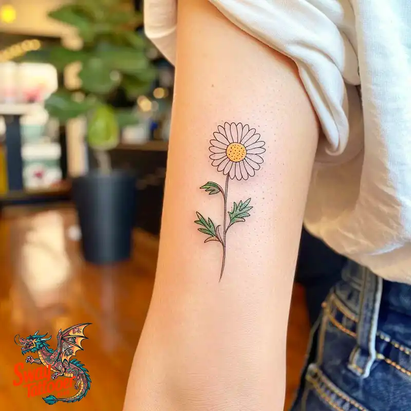 100 Daisy Tattoo Designs: Floral Artistry Ideas 65 daisy flower tattoo
