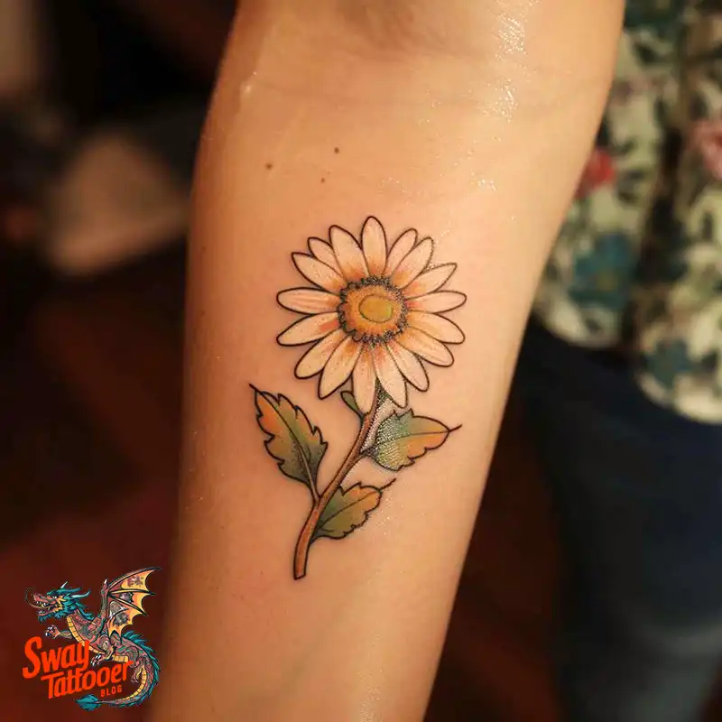 100 Daisy Tattoo Designs: Floral Artistry Ideas 89 daisy flower tattoo