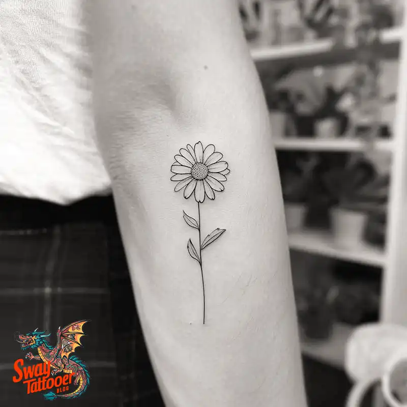 100 Daisy Tattoo Designs: Floral Artistry Ideas 64 daisy flower tattoo