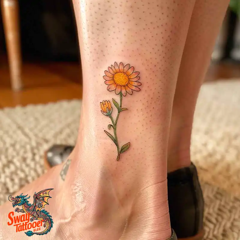100 Daisy Tattoo Designs: Floral Artistry Ideas 58 daisy flower tattoo