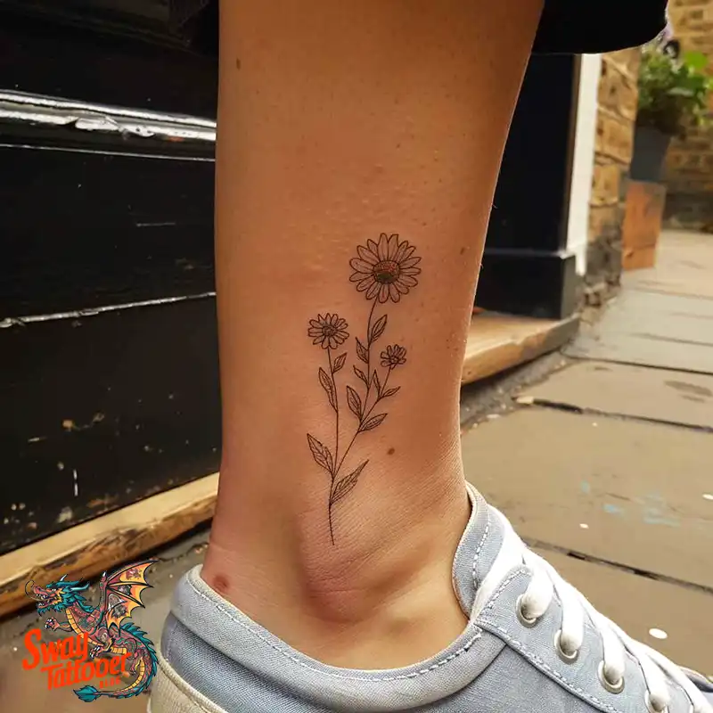 100 Daisy Tattoo Designs: Floral Artistry Ideas 57 daisy flower tattoo