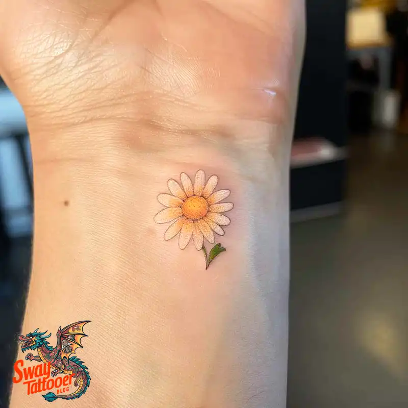 100 Daisy Tattoo Designs: Floral Artistry Ideas 56 daisy flower tattoo