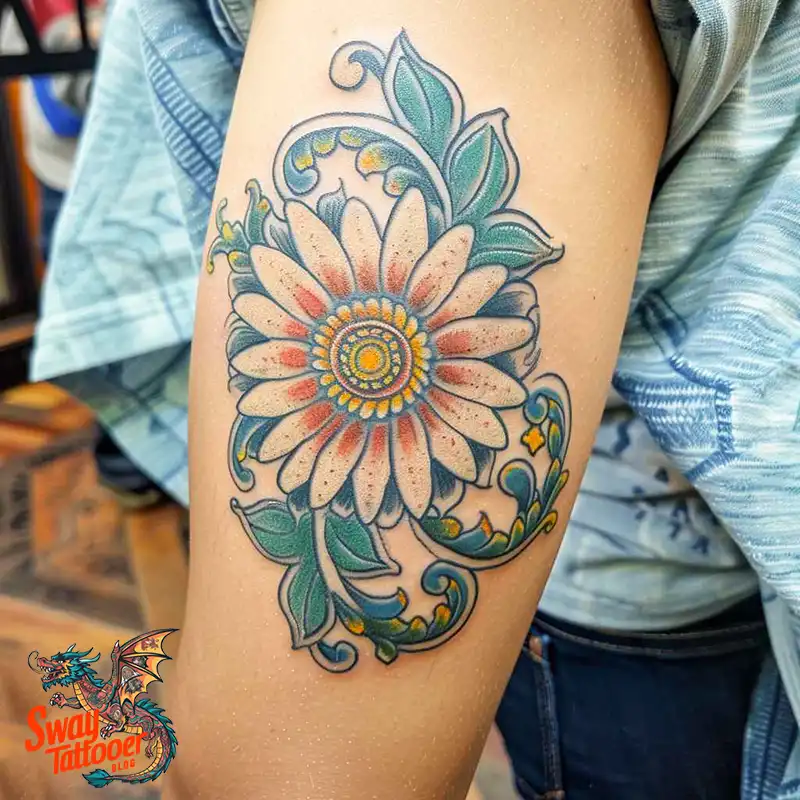 100 Daisy Tattoo Designs: Floral Artistry Ideas 90 daisy flower tattoo