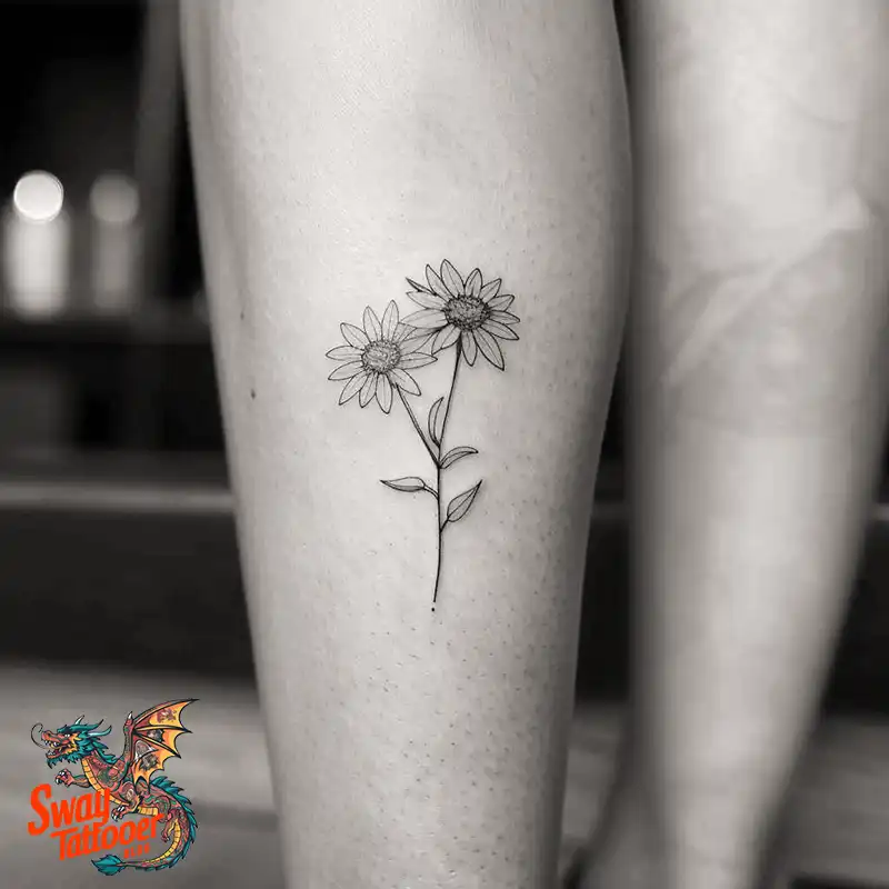 100 Daisy Tattoo Designs: Floral Artistry Ideas 54 daisy flower tattoo