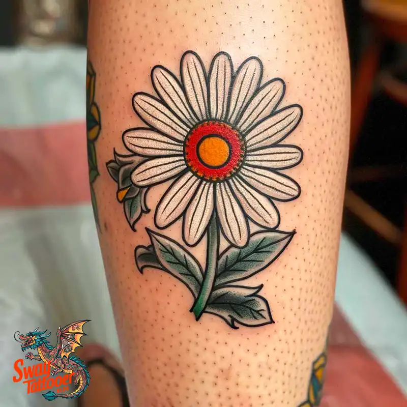 100 Daisy Tattoo Designs: Floral Artistry Ideas 50 daisy flower tattoo