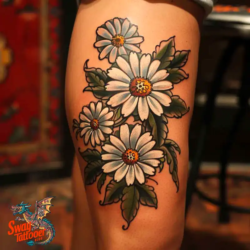 100 Daisy Tattoo Designs: Floral Artistry Ideas 49 daisy flower tattoo