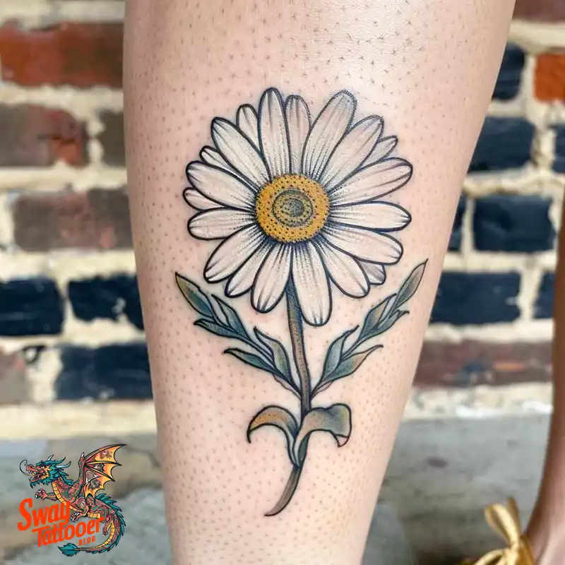100 Daisy Tattoo Designs: Floral Artistry Ideas 46 daisy flower tattoo