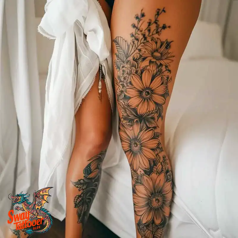 100 Daisy Tattoo Designs: Floral Artistry Ideas 37 daisy flower tattoo