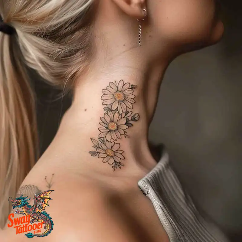 100 Daisy Tattoo Designs: Floral Artistry Ideas 34 daisy flower tattoo
