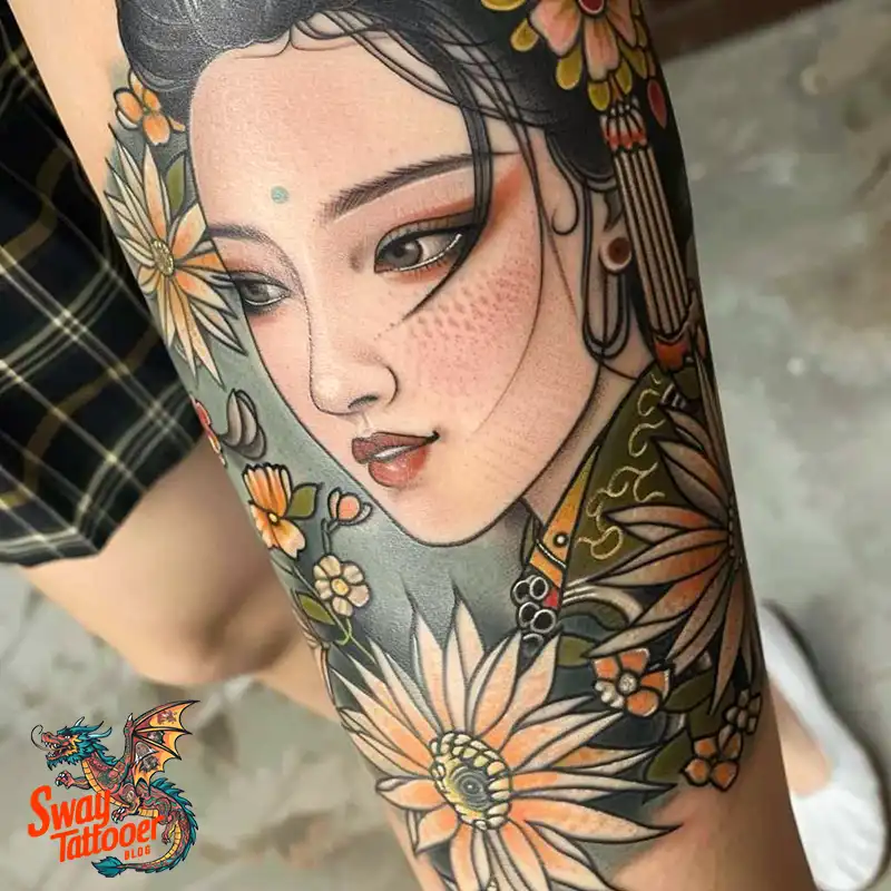100 Daisy Tattoo Designs: Floral Artistry Ideas 92 daisy flower tattoo