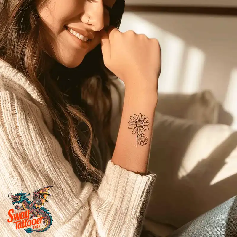 100 Daisy Tattoo Designs: Floral Artistry Ideas 30 daisy flower tattoo
