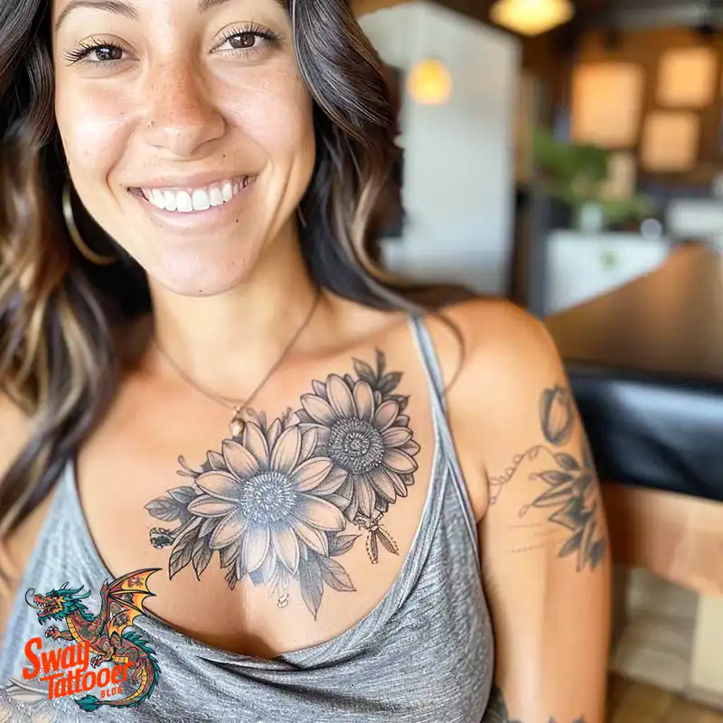 100 Daisy Tattoo Designs: Floral Artistry Ideas 22 daisy flower tattoo