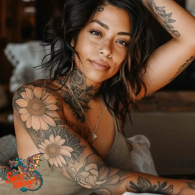 100 Daisy Tattoo Designs: Floral Artistry Ideas 19 daisy flower tattoo