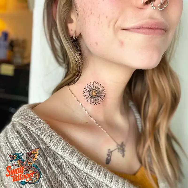 100 Daisy Tattoo Designs: Floral Artistry Ideas 18 daisy flower tattoo