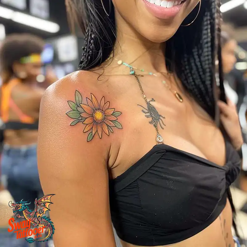 100 Daisy Tattoo Designs: Floral Artistry Ideas 15 daisy flower tattoo