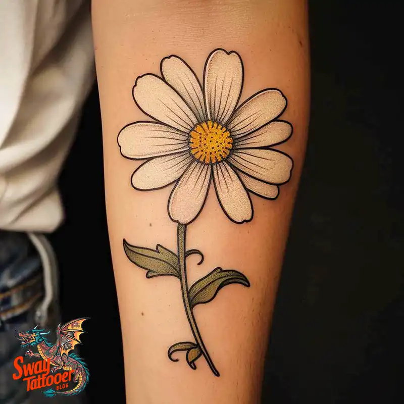 100 Daisy Tattoo Designs: Floral Artistry Ideas 94 daisy flower tattoo