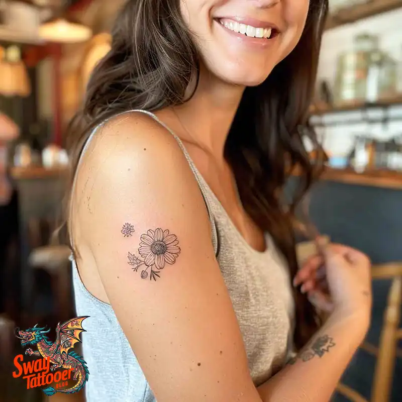 100 Daisy Tattoo Designs: Floral Artistry Ideas 7 daisy flower tattoo