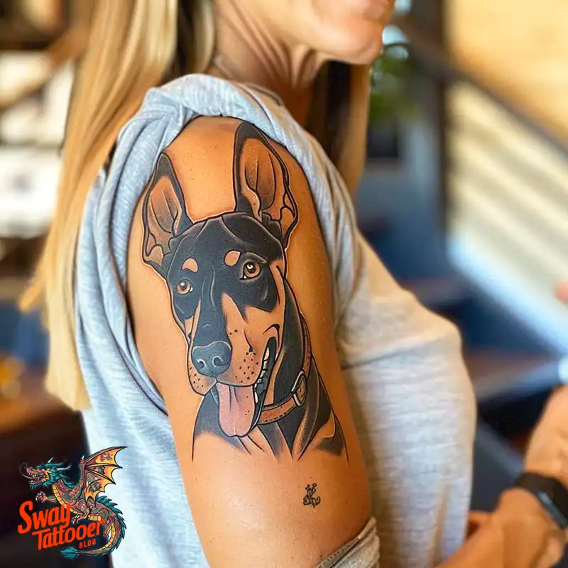 Doberman Tattoo Ideas: Unleashing the Bold Ink Designs 56 doberman tattoo