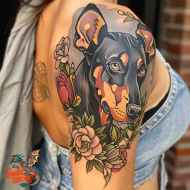Doberman Tattoo Ideas: Unleashing the Bold Ink Designs 53 doberman tattoo