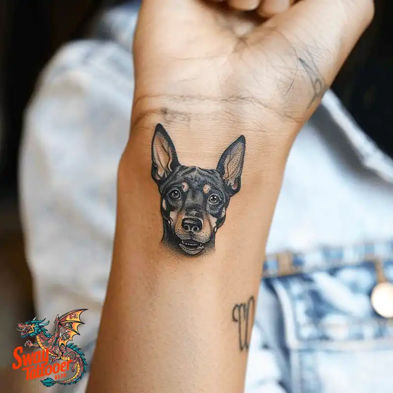 Doberman Tattoo Ideas: Unleashing the Bold Ink Designs 14 doberman tattoo