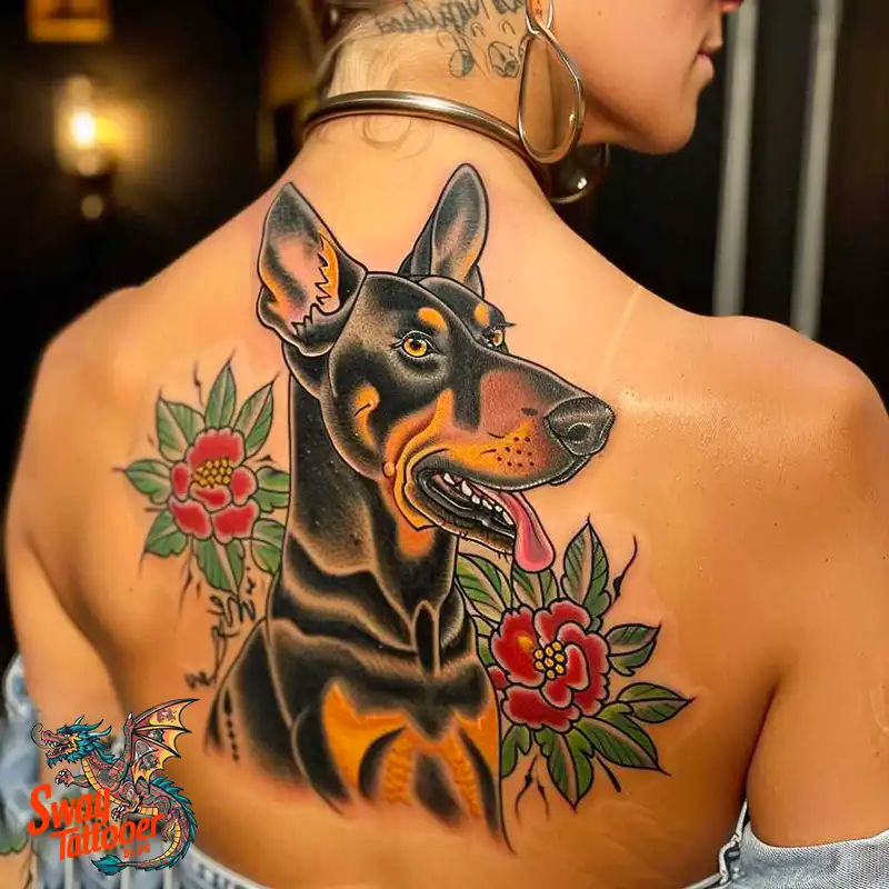 Doberman Tattoo Ideas: Unleashing the Bold Ink Designs 7 doberman tattoo