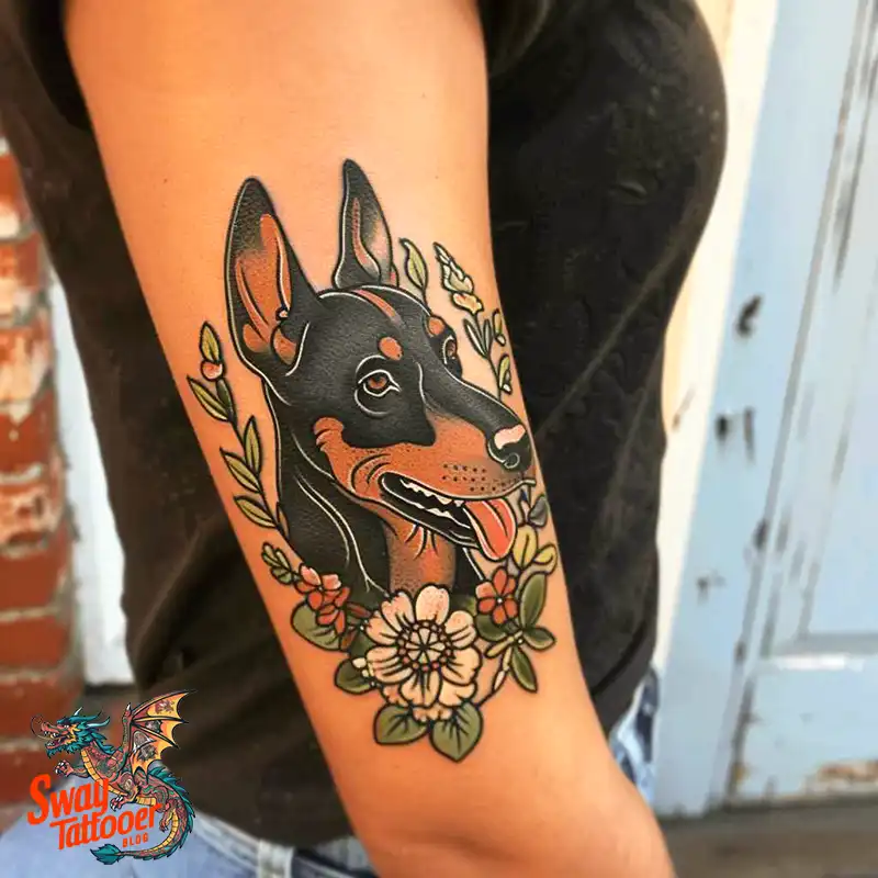 Doberman Tattoo Ideas: Unleashing the Bold Ink Designs 3 doberman tattoo