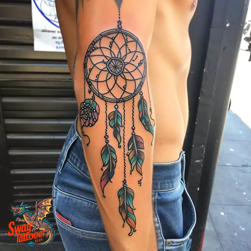 100 Stunning Dream Catcher Tattoo Ideas for You 2 dream catcher tattoo