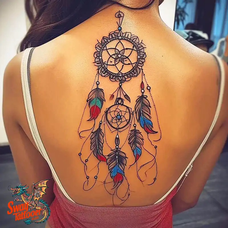 100 Stunning Dream Catcher Tattoo Ideas for You 90 dream catcher tattoo