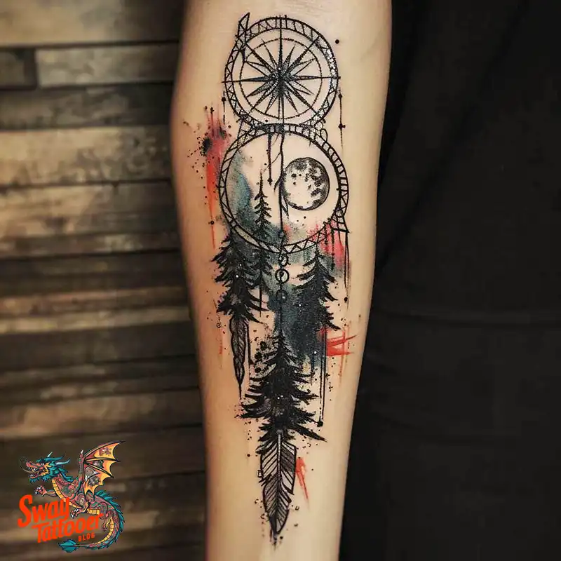 100 Stunning Dream Catcher Tattoo Ideas for You 94 dream catcher tattoo