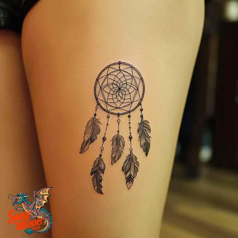 100 Stunning Dream Catcher Tattoo Ideas for You 60 dream catcher tattoo