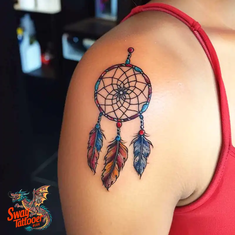 100 Stunning Dream Catcher Tattoo Ideas for You 54 dream catcher tattoo