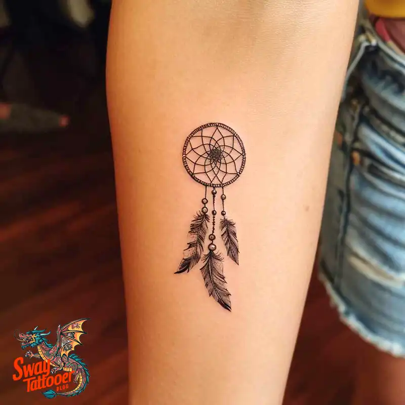 100 Stunning Dream Catcher Tattoo Ideas for You 35 dream catcher tattoo