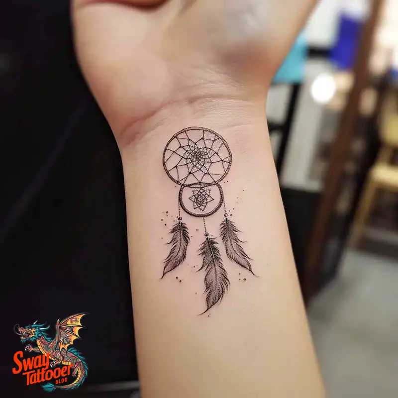 100 Stunning Dream Catcher Tattoo Ideas for You 24 dream catcher tattoo