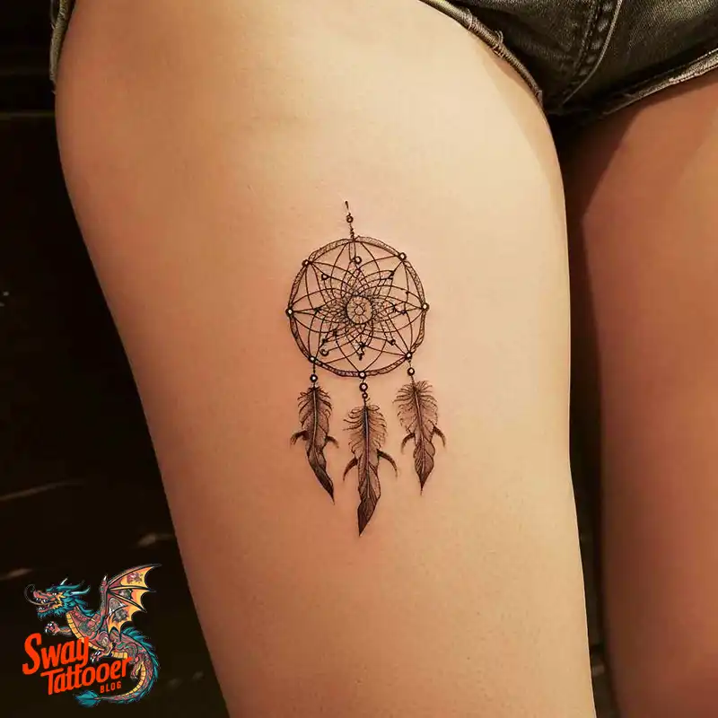 100 Stunning Dream Catcher Tattoo Ideas for You 23 dream catcher tattoo