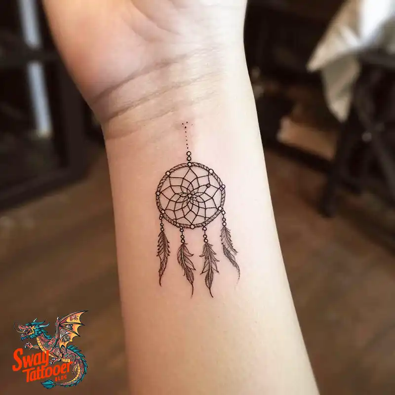 100 Stunning Dream Catcher Tattoo Ideas for You 17 dream catcher tattoo