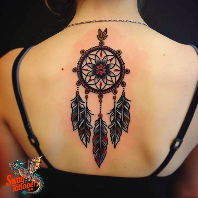 100 Stunning Dream Catcher Tattoo Ideas for You 14 dream catcher tattoo