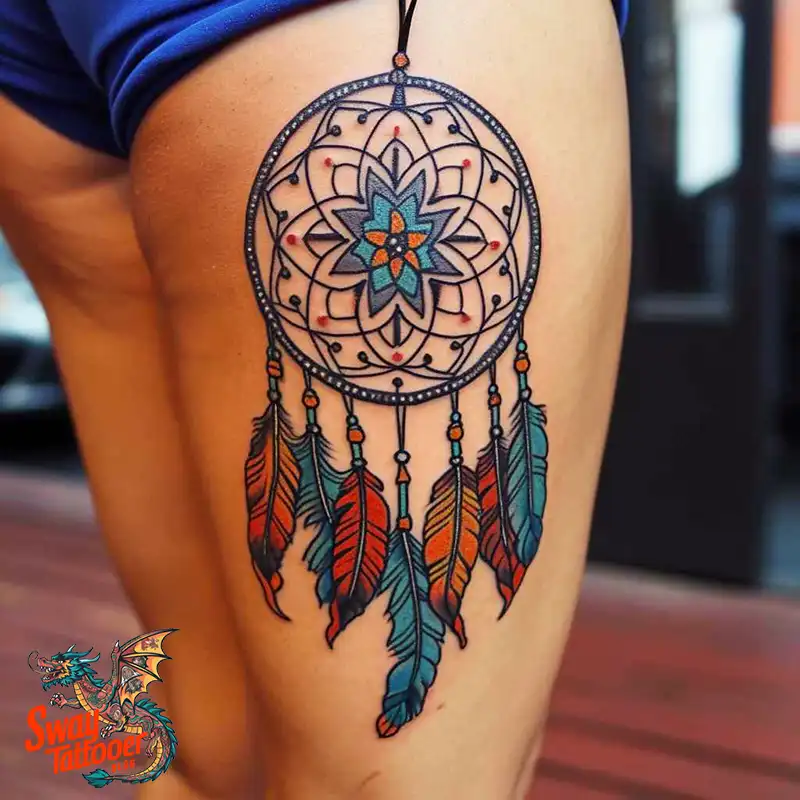100 Stunning Dream Catcher Tattoo Ideas for You 12 dream catcher tattoo