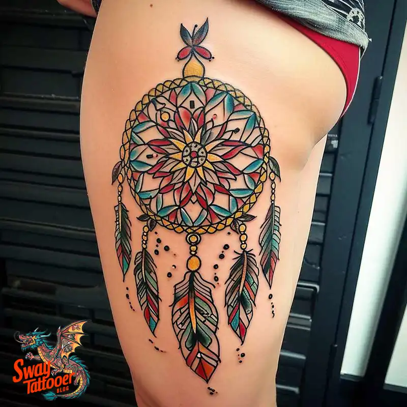 100 Stunning Dream Catcher Tattoo Ideas for You 10 dream catcher tattoo