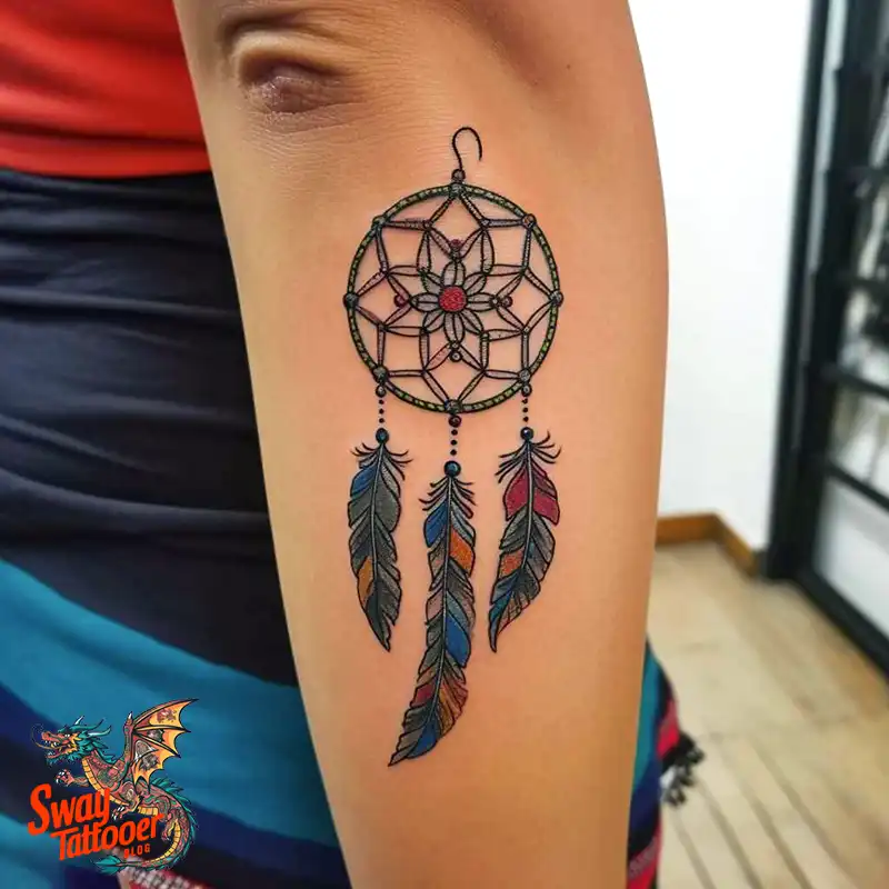 100 Stunning Dream Catcher Tattoo Ideas for You 6 dream catcher tattoo