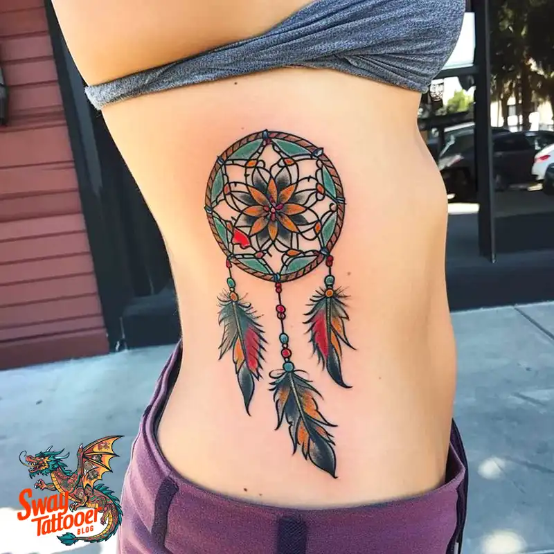 100 Stunning Dream Catcher Tattoo Ideas for You 4 dream catcher tattoo