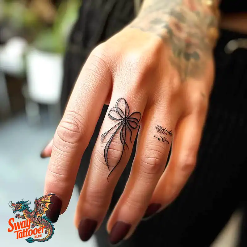 Awesome Feminine Finger Tattoo Ideas: Elegant Designs 43 feminine finger tattoo